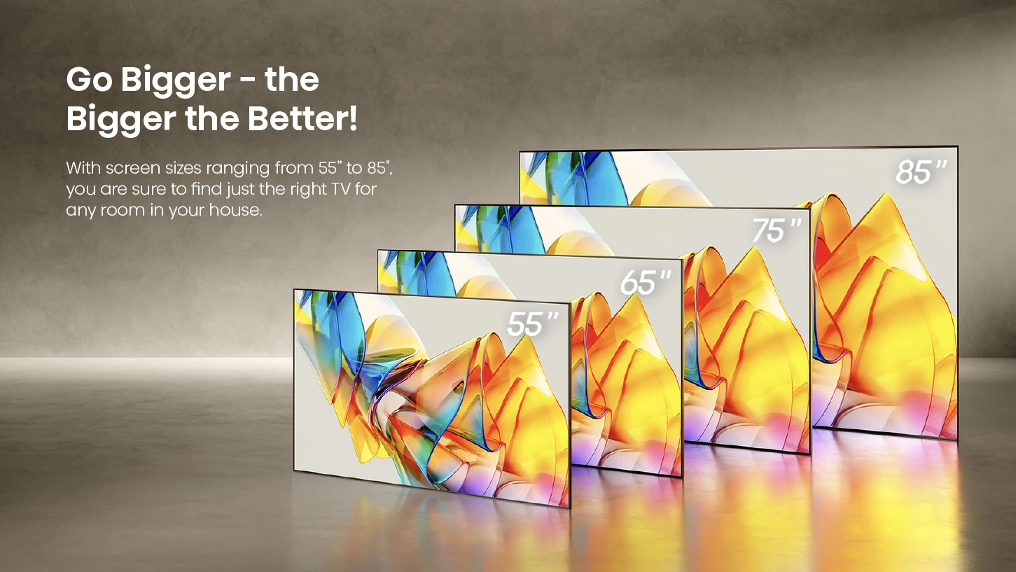 Hisense U6 Series Mini-LED QLED Google Smart TV  